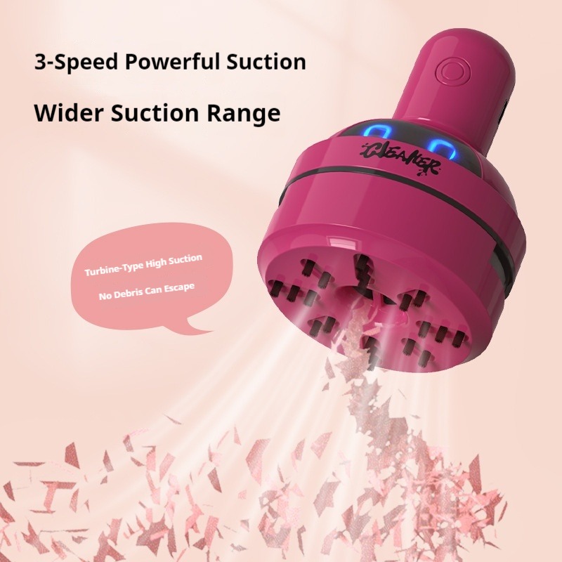 Mini Desktop Vacuum Cleaner For Eraser Dust - Penyedot Debu Mini Portabel Bergambar Kartun