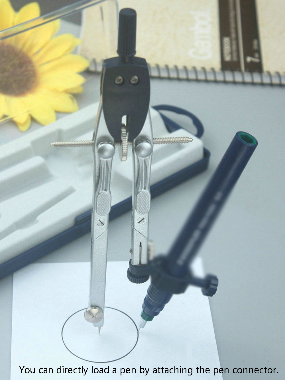 Set Alat Geometri Profesional, - Math Geometry Set With Compass ulasan dan harga