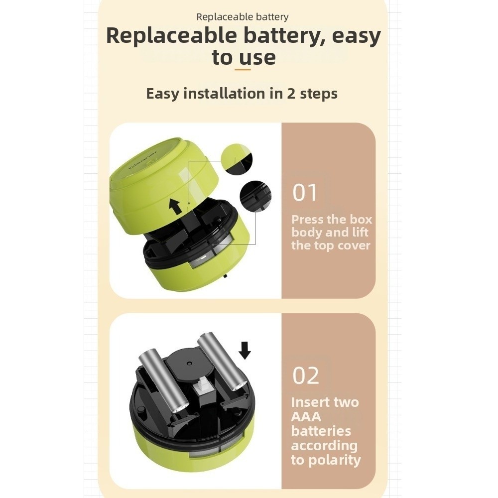Penyedot Debu Mini Nirkabel Po - Mini Desktop Vacuum Cleaner For Eraser Dust ulasan dan harga