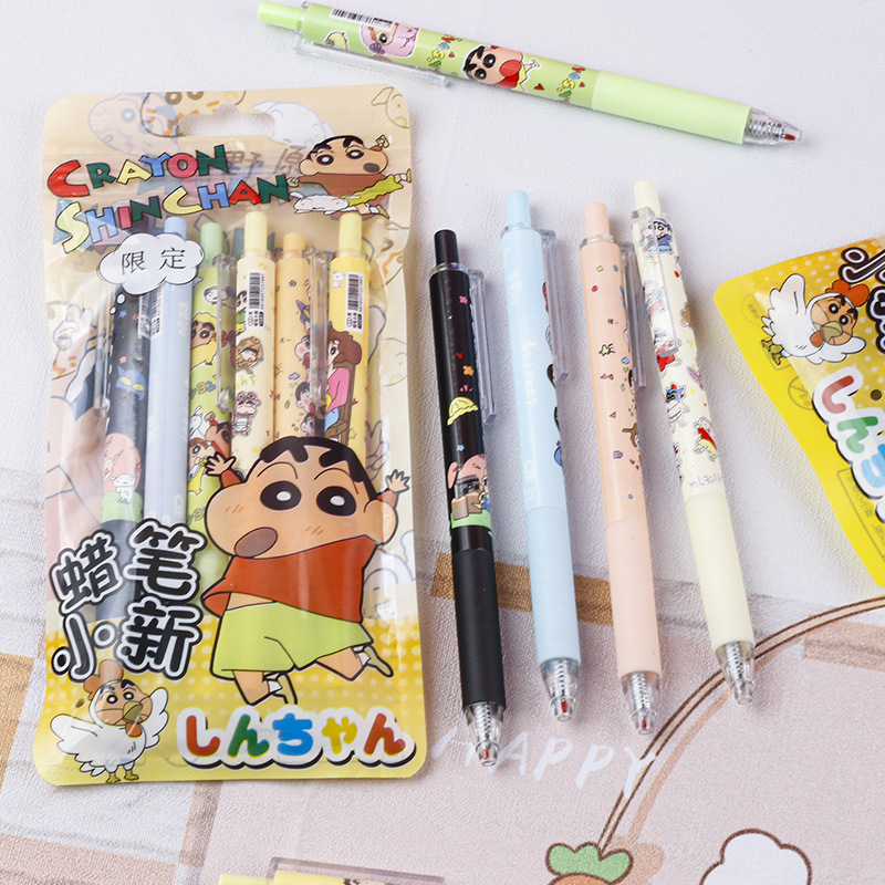 Pena Klik Hitam dengan Motif K - School Supplies ulasan dan harga